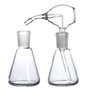 BFRDYUEOI Pulvérisateur de chromatographie de rendu des couleurs 50 ml avec boule en caoutchouc pour une expérience de chromatog