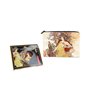 Carmani Sac de maquillage pour femme avec Alphonse Mucha quatre saisons automne