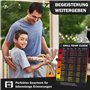 WUNI Accessoire de barbecue pour homme – Guide de thermomètre magnétique pour barbecue, température de barbecue, thermomètre à v