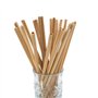 Lot de 100 pailles écologiques en bambou 100 % biodégradables et durables MaiPhai-Straw
