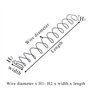 ressort de compression rectangulaire