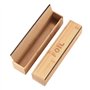 MSUIINT Lot de 2 distributeurs de papier sulfurisé en bambou avec emporte-pièce pour tiroir de cuisine