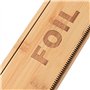 MSUIINT Lot de 2 distributeurs de papier sulfurisé en bambou avec emporte-pièce pour tiroir de cuisine