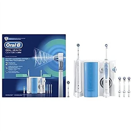 Oral-B Pro 900 + Oxyjet Kit Brosse À Dents Électrique Rechargeable Avec Jet Dentaire