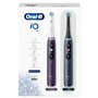 Oral-B iO 8 Lot de 2 brosses à dents électriques avec technologie magnétique révolutionnaire et micro-vibrations, 6 programmes d
