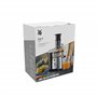 WMF Kult X Centrifugeuse électrique en acier inoxydable 500 W pour gros morceaux de fruits, pichet à jus 1,2 l, filtre à mousse,