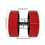 lot de 2 - Roues directrices de transpalette avec essieu 180x50 mm (diamètre 180 mm