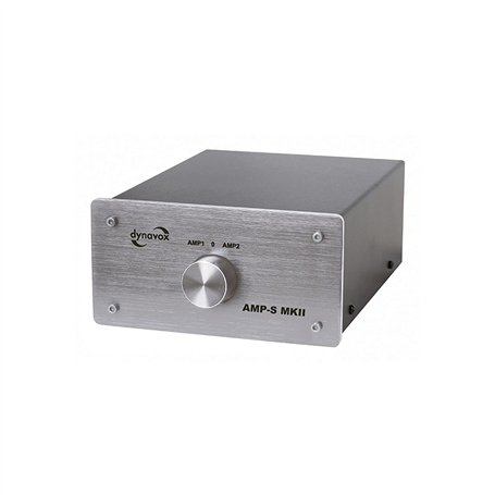 Dynavox AMP-S MKII commutateur d‘amplificateur argenté