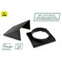 QUICK ESD Absorbeur de fumée de soudure XL avec filtre grossier et raccord pour canal d'aspiration avec possibilité de montage f
