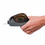 par pression d’un bouton - gris