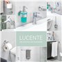 bremermann Porte-Verre Double avec gobelet en INOX chromé - Gamme pour Salle de Bains Lucente