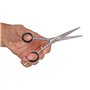 OTTO HERDER Ciseaux de coiffeur – Ciseaux de coiffure extra tranchants 15,5 cm (15,5 cm) avec micro-denture unilatérale – Lame d