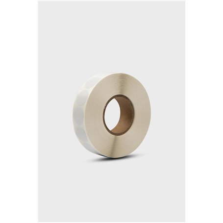 OAKWOOD Lot de 2 000 pansements de tir et étiquettes à points ronds | Diamètre 19 mm – Dans boîte distributrice | Noir