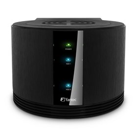 Fantec SQ-X2RU3e Boîtier externe pour 2 HDD SATA I / II / III de 3.5" (8.89 cm)