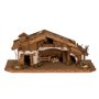 Modèle Cabane en bois 30 cm crèche incl. 11 Figurines de Crèche