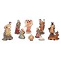 Modèle Cabane en bois 30 cm crèche incl. 11 Figurines de Crèche