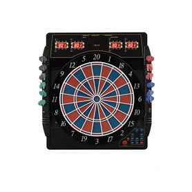 Karella Cible de fléchettes électronique CB-50 avec 27 Jeux et 159 Variantes de Jeu
