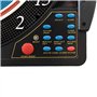 Karella Cible de fléchettes électronique CB-50 avec 27 Jeux et 159 Variantes de Jeu, Dimensions exactes du Tournoi en Version 2 