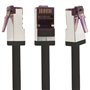 1aTTack.de - 1m - Câble réseau CAT6a Superflex Ethernet Gigabit LAN Câble patch RJ45 CAT6 A 10000 Mbit s SFTP PIMF 500 MHz compa