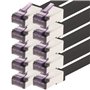 1aTTack.de - 10m - Câble réseau CAT6a Superflex Ethernet Gigabit LAN RJ45 CAT6 A câble patch 10000 Mbit s SFTP PIMF 500 MHz comp