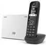 Gigaset AS690A IP Base - Téléphone VoIP - Prend en Charge 6 Ordinateurs Portables - Accès aux Contacts Google, Office 365, Noir 