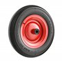 Wiltec Roue complète 4.00-8 pour Diable – 400 x 400 x 100 mm – Avec Chambre à air et Jante – Valve droite – capacité de charge m