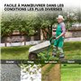 Wiltec Roue complète 4.00-8 pour Diable – 400 x 400 x 100 mm – Avec Chambre à air et Jante – Valve droite – capacité de charge m