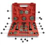 WilTec Coffret Repousse-Piston de Frein Set 21 pièces Outil Auto Garage Étrier de Frein