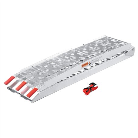 Rampe de chargement Pliable Moto VTT Quad Aluminium Rampe d’accès 223cm 340kg