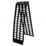 Rampe de Chargement Pliable Aluminium Moto VTT Quad Rampe d’accès Rail 274cm 680kg
