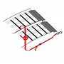 Rampe de Chargement Pliable Aluminium Moto VTT Quad Rampe d’accès Rail 274cm 680kg