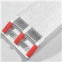 Wiltec Lot de 2X Rampe de Chargement Pliable 2150 x 280 mm – capacité de Charge Max. 680 kg – Profil perforé – en Aluminium – Ra
