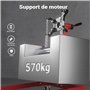 WilTec Support Moteur Levage Moteur Support à Griffes 570kg