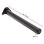 Pied de table Acier inoxydable Lot de 4 pieds Noir Support de table Réglable 710mm Ø60mm