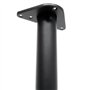 Pied de table Acier inoxydable Lot de 4 pieds Noir Support de table Réglable 710mm Ø60mm