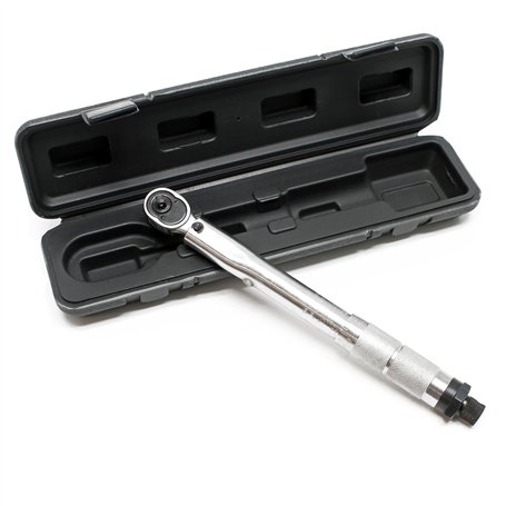 WilTec Clé dynamométrique avec 1/4“ Pouce et 2 – 24 Nm