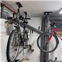 WilTec Support Ascenseur Vélo 20 kg Porte- Bicyclette Rangement Garage Stockage Plafond Élévateur