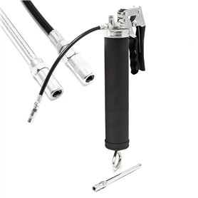 WilTec Pompe Graisse Manuelle Cartouches Graisse en Vrac Produit lubrifiant Presse Graisseur