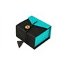 Mini bol chantant dans une boîte cadeau turquoise avec support noir et maillet en bois I Son délicat pour une écoute fine I Bell