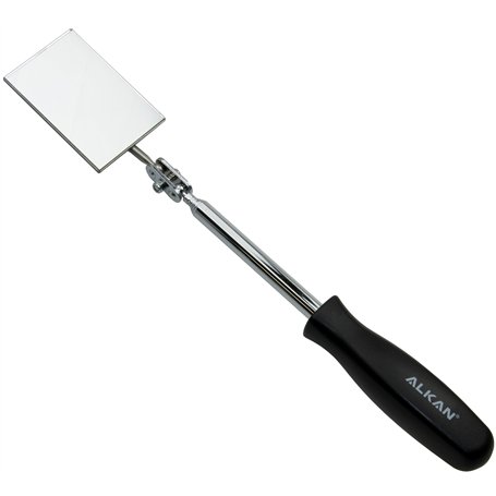 Miroir d'inspection télescopique qualité professionnelle Miroir Taille 65 x 43 mm (Rectangle) Longueur 720 mm überwachungsspiege