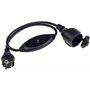ChiliTec Pilota Casa Interrupteur sans fil IP44 pour prise intermédiaire extérieure 230 V Prise de courant avec contact de prote