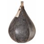 Bad Company Sac de frappe rétro en cuir de vachette - Taille moyenne - Ballon de frappe suspendu