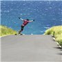 JUCKER HAWAII Longboard Trucks - Essieux de Longboard 180mm - Noir Mat (Deux-pièces)