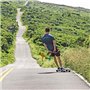 JUCKER HAWAII Longboard Trucks - Essieux de Longboard 180mm - Noir Mat (Deux-pièces)