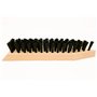DELARA Ensemble de cirage pour chaussures 9 pièces avec brosses en bois et poils naturels – fabriqué en Allemagne