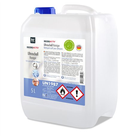 Höfer Chemie Microactiv® Nettoyant Ultrason - Détergent Ultra-Efficace 5L pour Bijoux