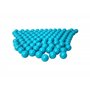 Lot de 100 balles de piscine en plastique de 6 cm - Turquoise - Qualité professionnelle - Sans plastifiants nocifs