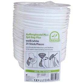 25 Pièces Sachet pour Mal de L'Air avec Embouchure Medi-Inn Sacs à Vomi Sac de Vomissement Sac Collecteur