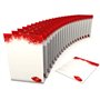 Paperandpicture Lot de 20 feuilles de papier à lettres Motif cœurs 100 g/m²