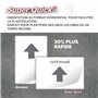 Fellowes 5440101 Super Quick Pochettes de plastification brillantes Capture 125 microns A4 - Pack de 100 Transparent